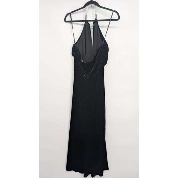 NWT Veronica Beard Josette Embellished Velvet Midi Dress Size 8 Black #2K455 - Picture 8 of 14